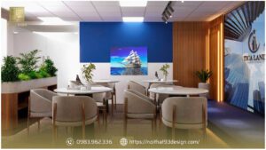 Thiết Kế Nội Thất Văn Phòng Theo Màu Thương Hiệu