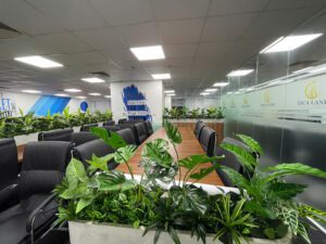 Cần có sự cân bằng màu sắc trong không gian làm việc