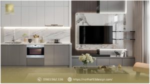 Thiết kế nội thất chung cư 2 phòng ngủ 60m2