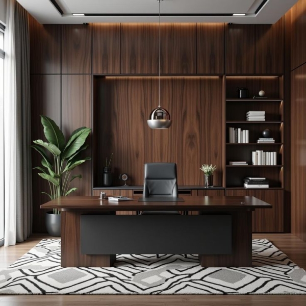 Công năng và thẩm mỹ là yếu tố quan trọng của nội thất phòng giám đốc Công năng và thẩm mỹ là yếu tố quan trọng của nội thất phòng giám đốc