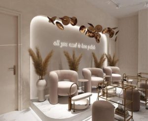 Thiết kế thi công Spa Nail tại Hà Nội