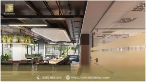 Thiết kế thi công nội thất văn phòng theo diện tích