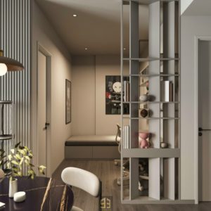 Kệ Gỗ Vách Ngăn DA1 Hiện Đại, Gọn Gàng